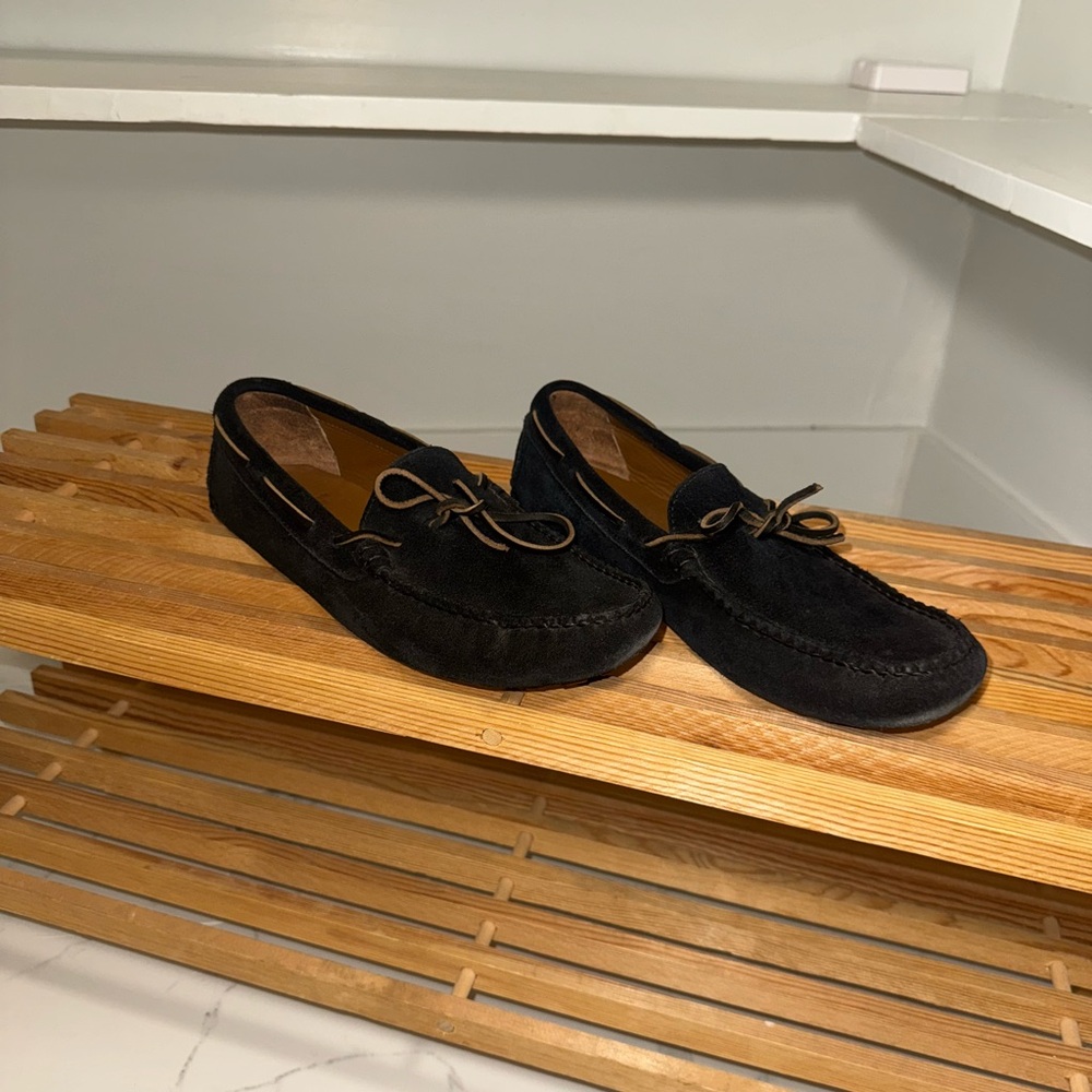 Brooks Brothers Black Loafers Classic Slip-On Style